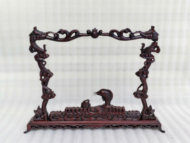 红木缅甸花梨木泰国花梨木毛笔架