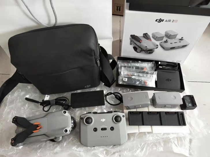 回收大疆Dji无人机，落水机，炸鸡，捡到飞...