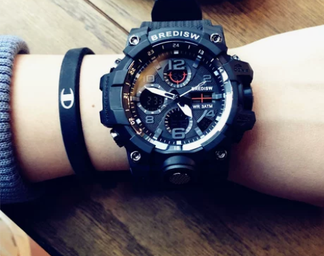 潮牌时尚潮流手表男女学生韩版简约初中青少年...