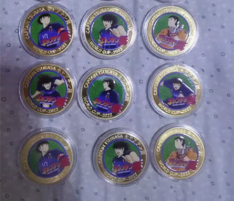 欧卡足球小将金币150一套，一套六个 感兴...