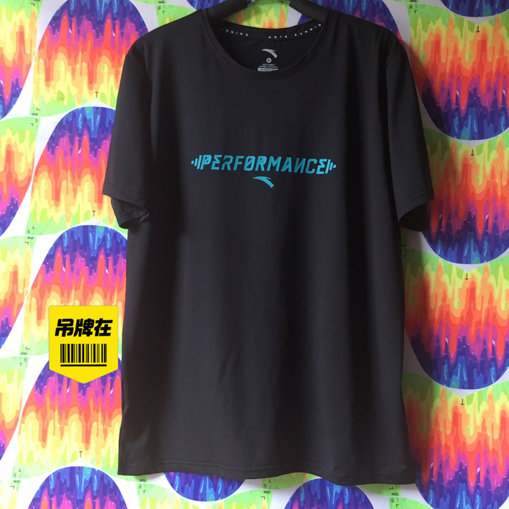 全新安踏速干冰丝短袖T恤夏天时尚潮流上衣闲置