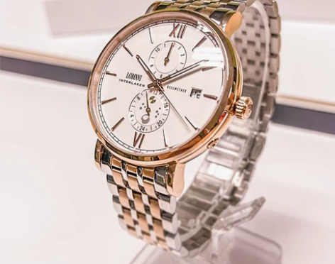 罗宾尼手表男士机械表名牌超薄新款名表正品品...