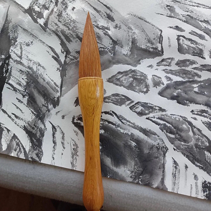 特大号毛笔纯狼毫提斗湖笔 大楷书法国画对联...