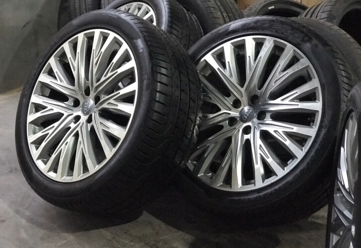 20寸奥迪A8原厂轮毂 固特异轮胎265/...