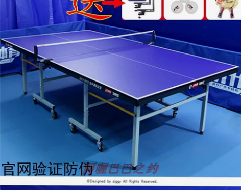 红双喜乒乓球 乒乓球桌T2023比赛室内折...