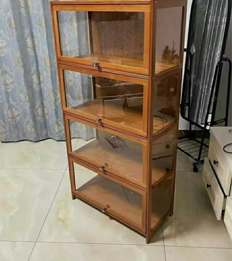 店铺不做了处理三面透明柜子手办展示柜家居高...