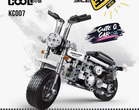 酷小砖摩托KC007-9机械科技摩托车儿童...