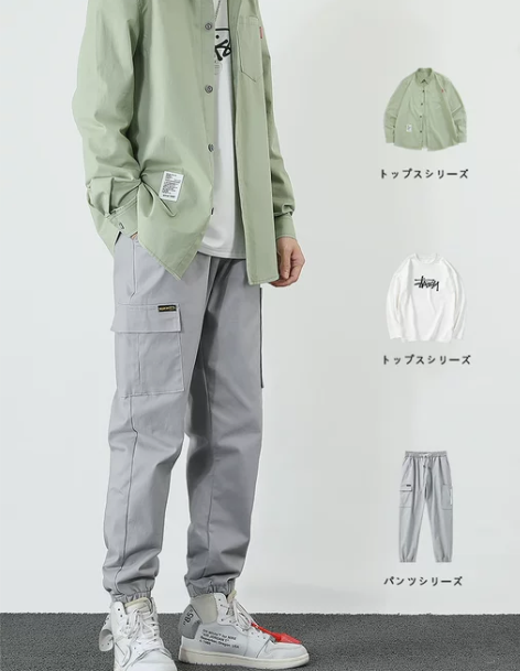 衬衫衬衣工装休闲衬衫男长袖春夏季宽松痞帅潮...