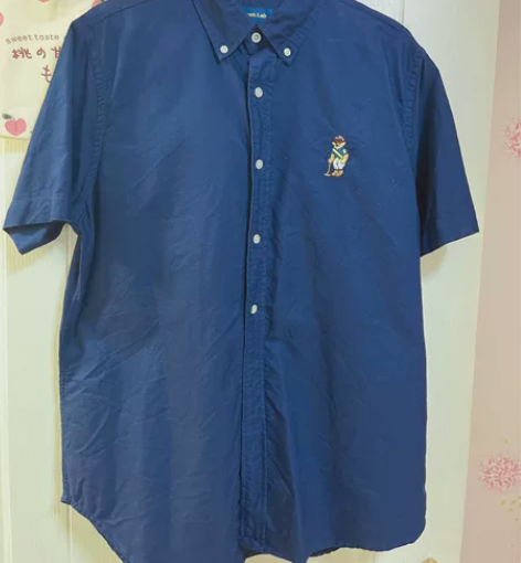 Eason Lab短袖衬衣短袖polo衫男...