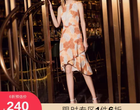 【狂欢价】夏装2019新款女修身显瘦无袖裙...