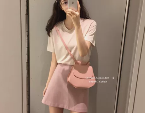 2020新款春季半身裙女黑色显瘦一步裙in...