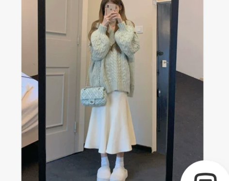 a字显瘦高腰裙女半身半身裙韩版新款裙子