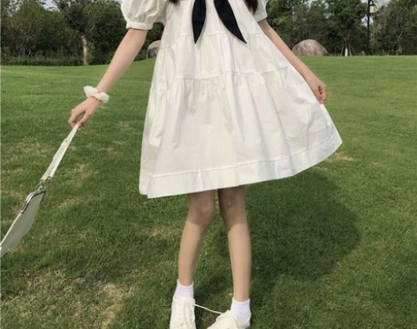 日系软妹裙子夏季新款学院风可爱减龄甜美公主...