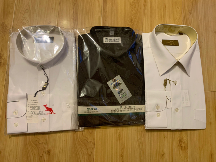 全新180/100A素色长袖衬衣转手，帮老...