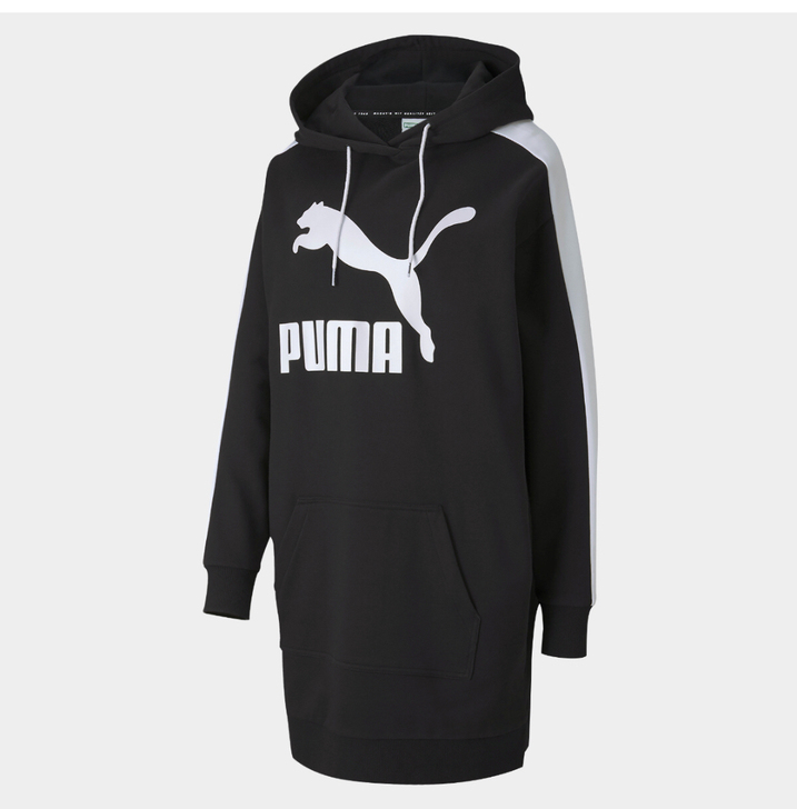 PUMA彪马官方正品 女子连帽卫衣连衣裙 ...