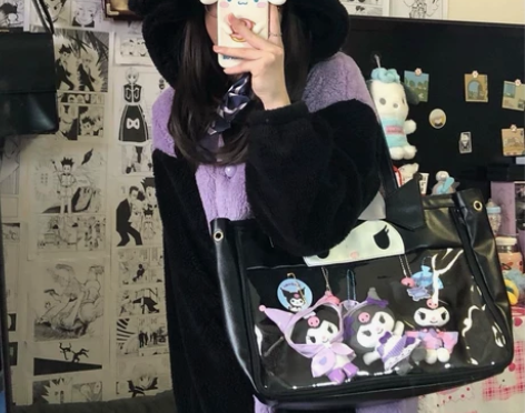 新款可爱风库洛米珊瑚绒睡袍2022年秋冬季...