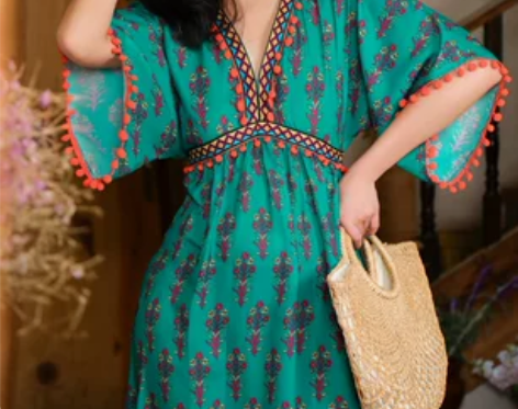 穿了一次拍照，99新转卖 【狂欢价】波西米...