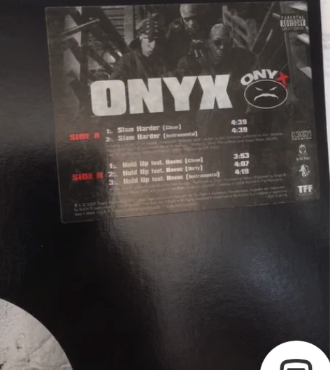 Onyx嘻哈说唱黑胶唱片 hiphop黑胶...