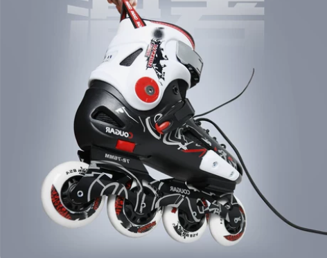 美洲狮轮滑鞋溜冰鞋成人直排轮男女花式平花鞋...