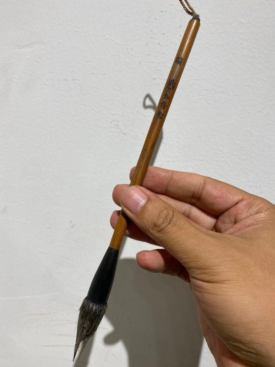 老毛笔 名笔戴月轩 刻有让 戴月轩精制