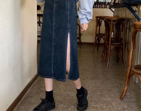 2021年春夏季新款韩版复古港风显瘦高腰A...