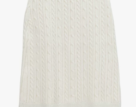 【年货价】西遇立体花纹针织半身裙女2021...