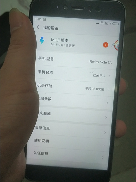 小米手机  红米Note5a  手机正常使...