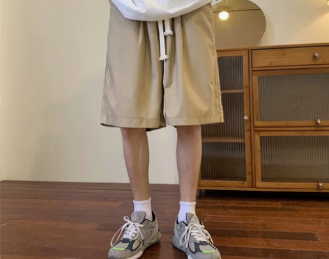 休闲短裤男宽松潮牌ins运动裤子夏季薄款帅...