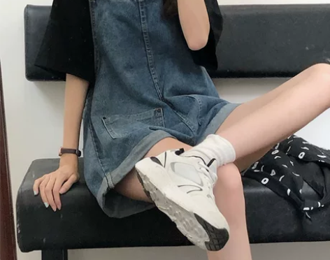 牛仔背带裤女装夏季2022新款韩版宽松网红...