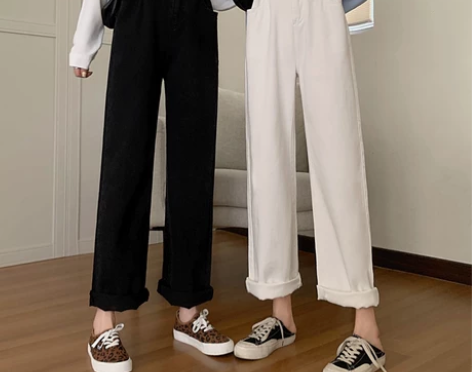 【38活动价】2022年新款牛仔裤女士直筒...