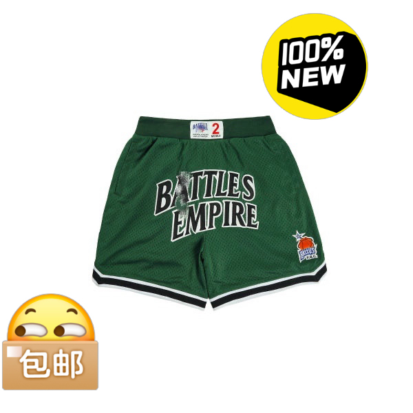 Battl*es 2021短裤男潮流单品透...