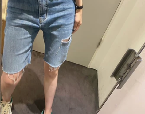短裤女夏大码薄款高腰显瘦百搭中裤胖妹妹个性...