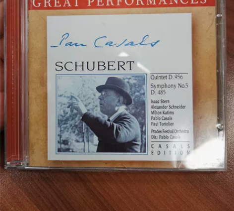 绝版唱片 舒伯特弦乐五重奏+第五交响曲 卡...