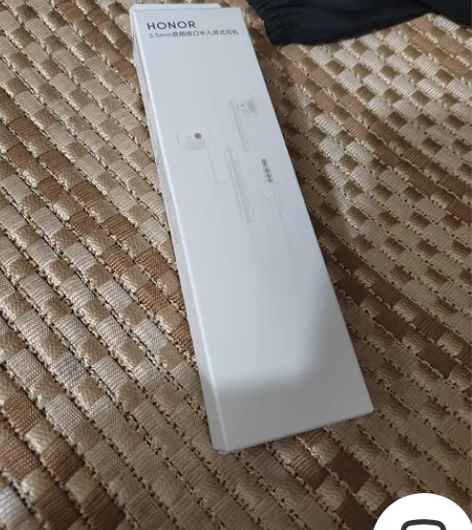 荣耀原装三键线控带麦半入耳式耳机AM115...