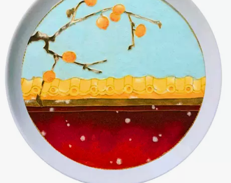 景泰蓝工艺画掐丝珐琅金丝彩沙画手工diy套...