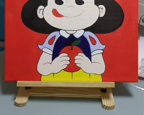 丙烯画：尺寸40x40cm 现货一副