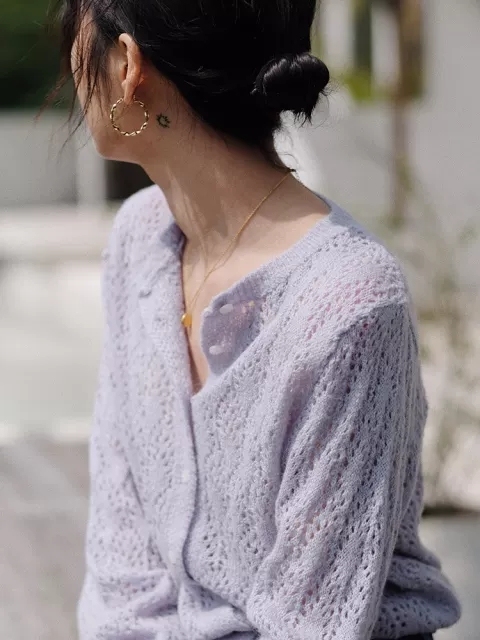 婉扮 毛针织衫