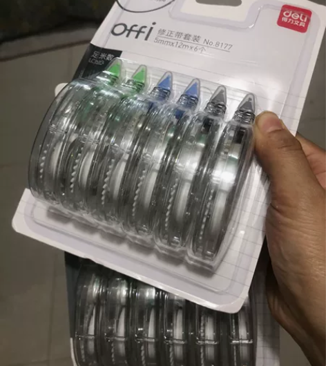 得力 修正带 不卡不断超好用！   得力修...