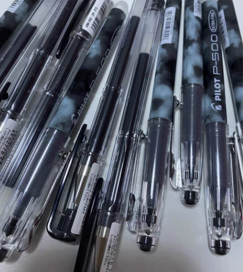 【6.9元包邮】日本BAILE笔P500中...