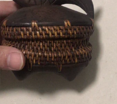 回流老藤编收纳盒 长9.5 宽7  高10...