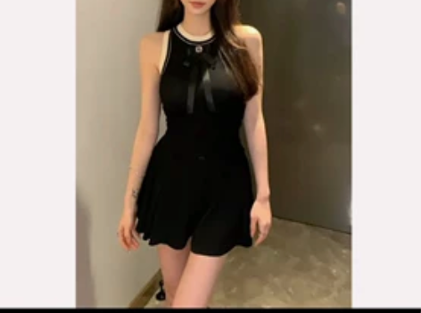 无袖针织上衣女背心 全新 感兴趣的话点“我...