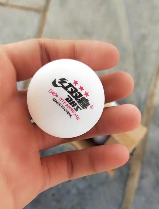 红双喜乒乓球赛顶三星球 40+乒乓球 比赛...