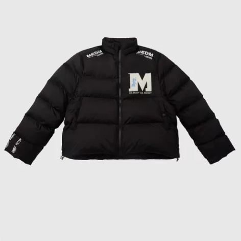 MEDM羽绒服男潮牌短款M标超轻白鸭绒立体...