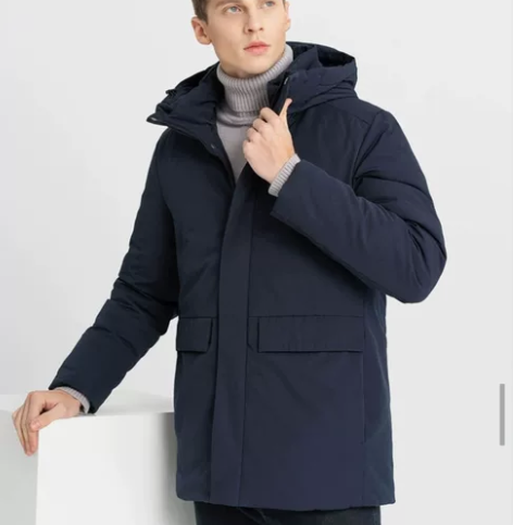 全新雪中飞男羽绒服 175码,高山蓝色,灰...