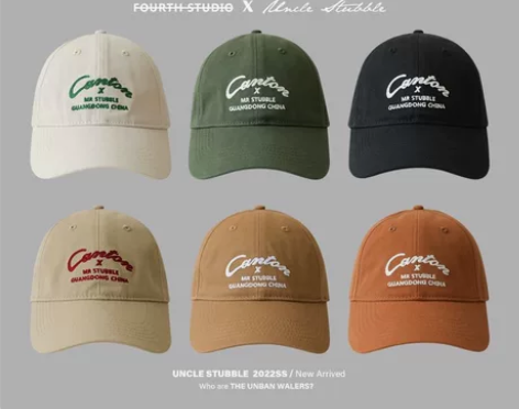 胡茬叔叔原创鸭舌帽男女同款日系复古遮阳帽子...