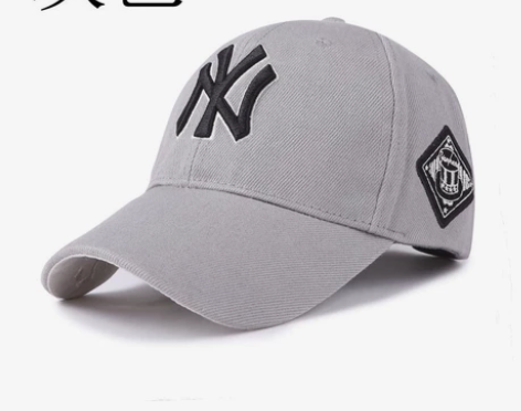 ny帽子男女秋冬鸭舌帽软顶棒球帽杨基队情侣...