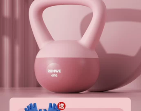软壶铃女健身家用器材提壶哑铃练臀翘臀瑜伽深...