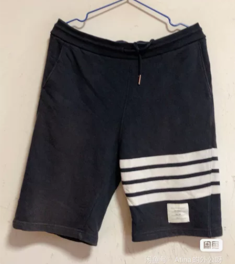 THOM BROWNE男士夏季经典四条纹宽...