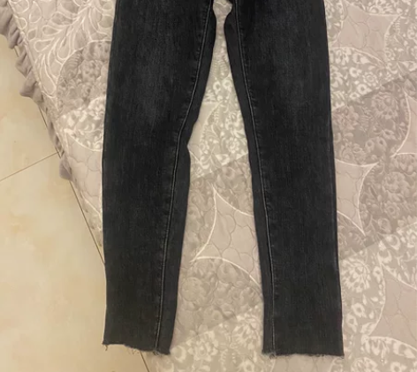加厚绒牛仔裤 一条过冬！  版型好 高腰的...