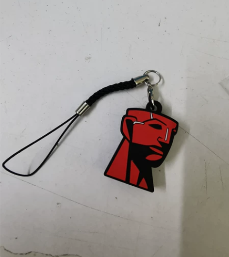 金士顿标志老人头u盘保护套小挂绳手机挂饰钥...